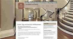 Desktop Screenshot of maler-michalitschke.de